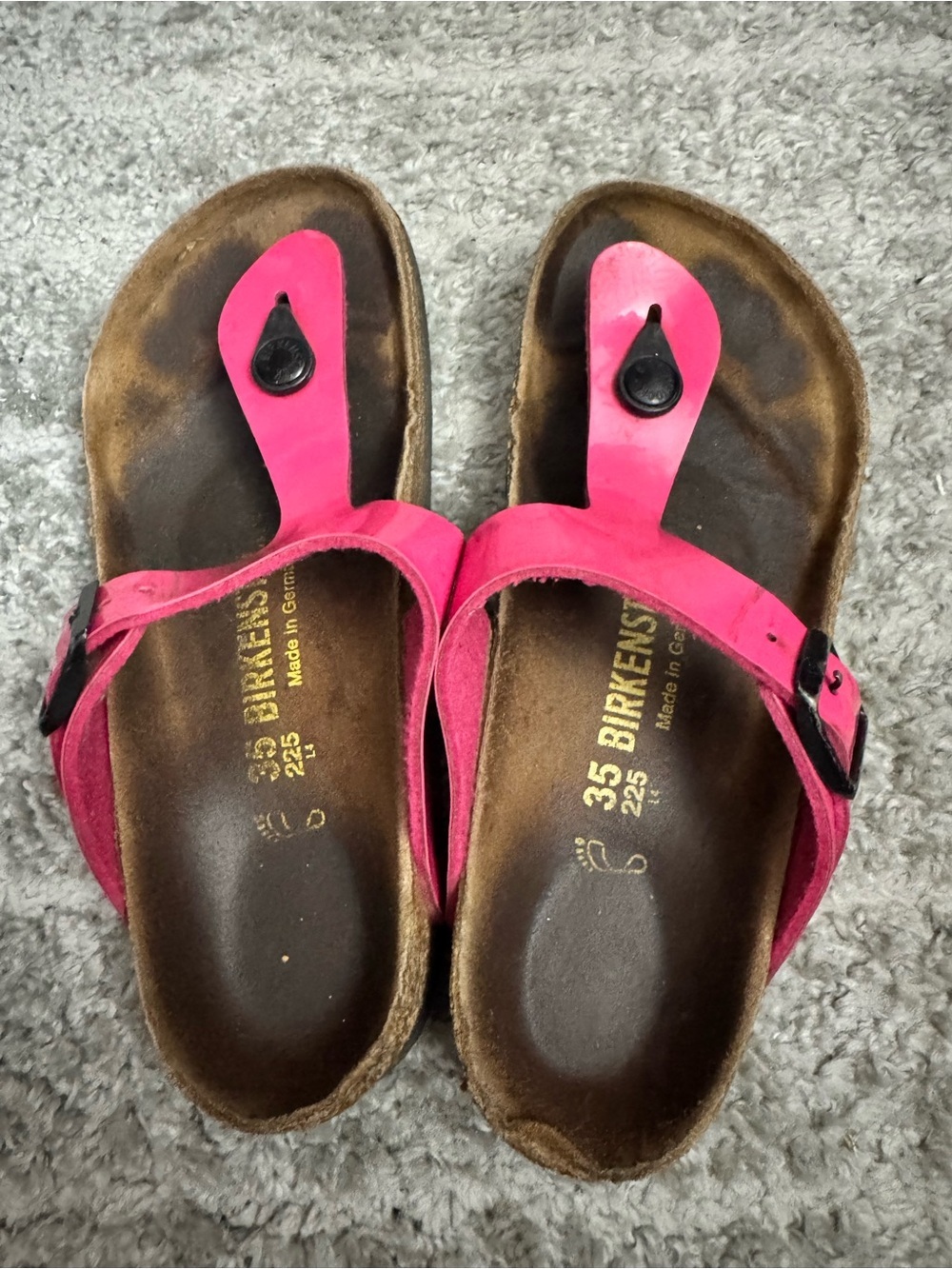 Birkenstock Pink Gizeh-Style Thong Sandals